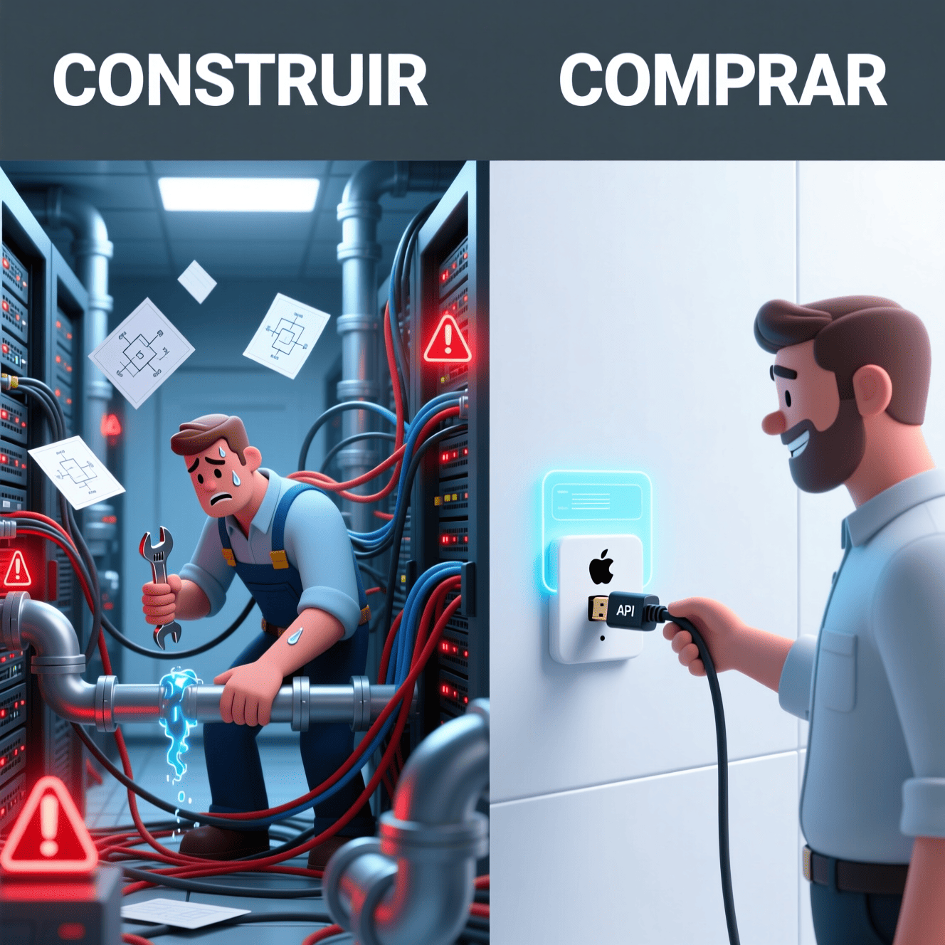 Portada del post: ¿Construir o Comprar? El Costo Oculto de Mantener tus Propias APIs Internas